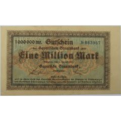 1 000 000 Mark Bayerische Staatsbank