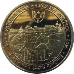 Jeton Touristique- Fonderie St Luc- Rocamadour - La Vierge Noire - 2016