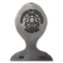1000 Francs CFA Roswell UFO Incident 1947- 2017 Irregular coin