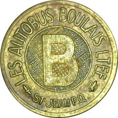 Token - Les autobus Boulais LTEE Saint Jean, Quebec