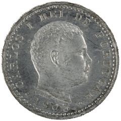 20 Reis - Carlos I Pattern
