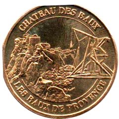 Monnaie de Paris Tourist Token - Château des Baux Le trébuchet