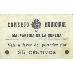 25 Céntimos Malpartida de la Serena