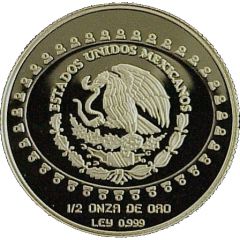 50 Pesos Serpiente Emplumada - 1/2 oz Gold Bullion