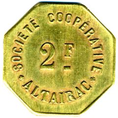 2 Francs - Société Coopérative Altayrac