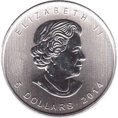 5 Dollars - Elizabeth II Peregrine Falcon
