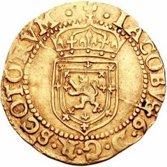 1/2 Sword and Sceptre Piece - James VI 8th Coinage
