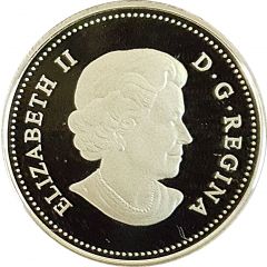 1 Dollar - Elizabeth II Our Home and Native Land, enameled