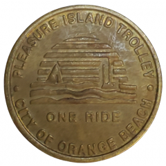 1 Ride - Pleasure Island Trolley Orange Beach, Alabama