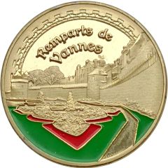Jeton touristique - Souvenirs et Patrimoine - Vannes - Les remparts