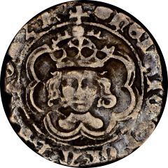 1/2 Groat - Henry VII Facing bust, Canterbury mint