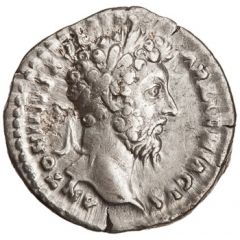 Denarius - Marcus Aurelius P M TR P XIX IMP II COS III, Mars