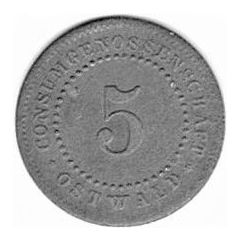 5 Pfennig - Consumgenossenschaft Ostwald