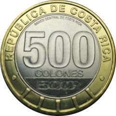 500 Colones Bicentenary of Independence
