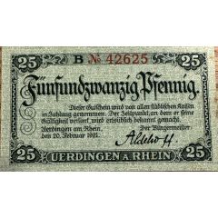 25 Pfennigs