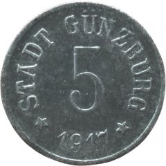 5 Pfennig - Günzburg