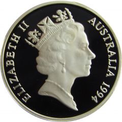 1 Dollar - Elizabeth II 3rd Portrait - Dollar Decade - Silver Proof