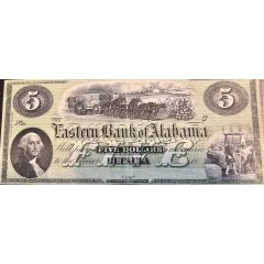 5 Dollars Eastern Bank of Alabama