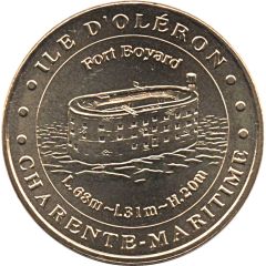 Monnaie de Paris Tourist Token - Charente-Maritime Ile d`Oléron - Fort Boyard