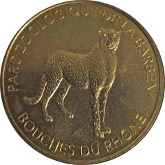 Jeton touristique - Monnaie de Paris - Parc zoologique de la Barben - Le guépard