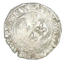 Small Blanc with sun - Louis XI