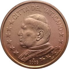 1 Euro Cent - Ioannes Pavlvs II