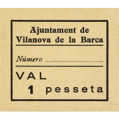1 Peseta Vilanova de la Barca