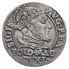 1 Groat - Sigismund II Augustus Early bust, Polish standard