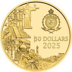 50 Dollars - Charles III Great Wall of China