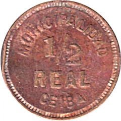 1⁄2 Real Necessity coin - La Ceiba