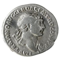 Denarius - Trajan S P Q R OPTIMO PRINCIPI, Abundantia