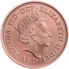 1 Sovereign - Elizabeth II 5th portrait, 75th VJ Day