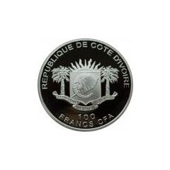 100 Francs CFA The Pope in Papua New Guinea