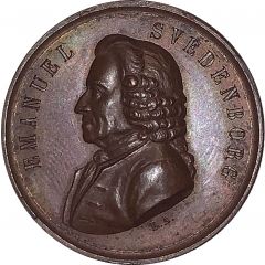 Medal - Emanuel Svedenborg 1858