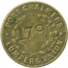Token - Port Chalmers Lumpers Union Uniface
