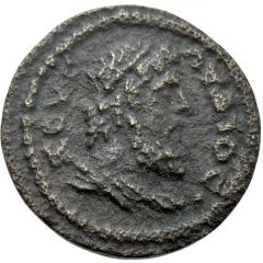 Æ16 Bull left of altars