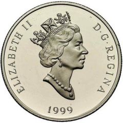 300 Dollars - Elizabeth II Muskox, platinum