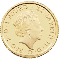 1 Pound - Elizabeth II 5th portrait, 1/20 oz Fine Gold