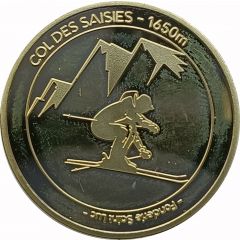 Jeton touristique - Fonderie Saint Luc - Savoie - Col des Saisies Espace Diamant