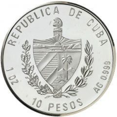 10 Pesos Training ship `Juan Sebastián Elcano`