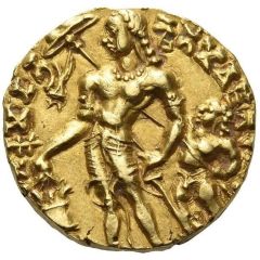 Dinar - Chandragupta II Chhattra Type