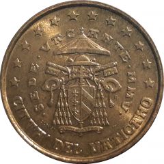50 Euro Cents - Sede Vacante