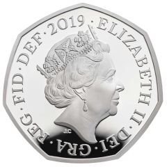 50 Pence - Elizabeth II Victoria Cross, soldier, Silver Piedfort