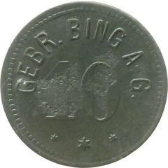 10 Pfennigs - Nürnberg Gebr. Bing A.-G.