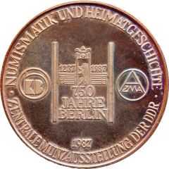Medal - National Numismatic Exhibition 1987