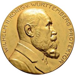 1st Prize medal of the German Exhibition for bakery, confectionery and related trades - Wilhelm II