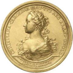 Medal - Christiane Charlotte Brandenburg-Ansbach, passing of her regency