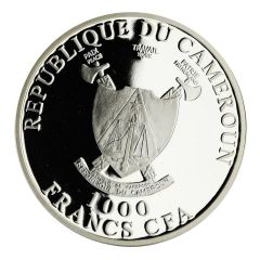 1000 Francs Laying gorilla