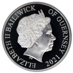 5 Pounds - Elizabeth II H.R.H. Prince Philip, Duke of Edinburgh, Silver Proof
