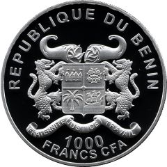 1000 Francs CFA African Rhinoceros